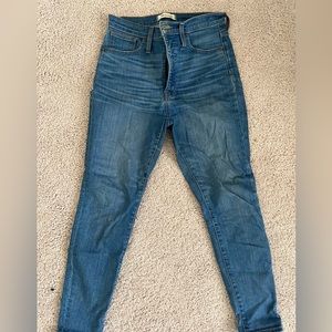 11” Highrise Madewell Skinny Jean